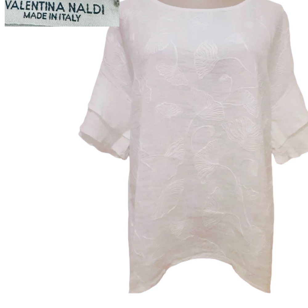 S Valentina Naldi linen top Italy